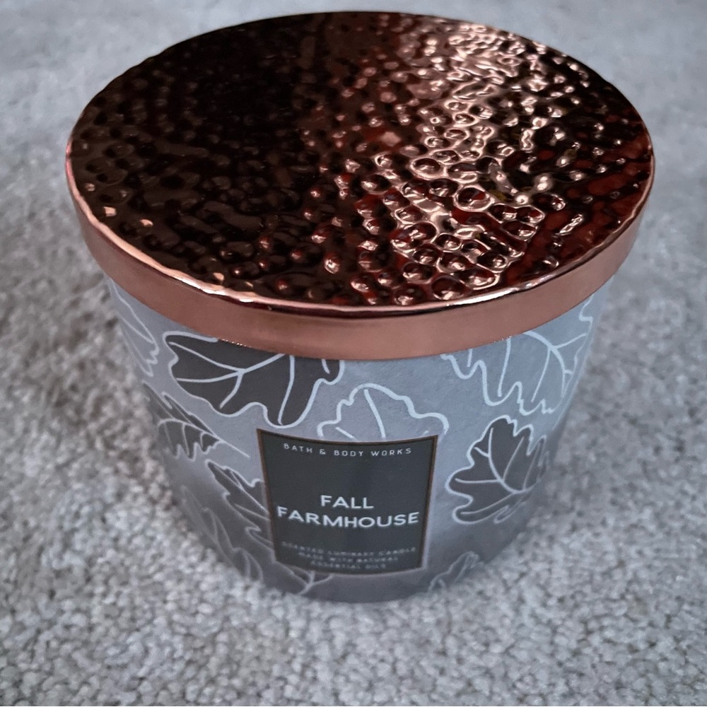 Two (2) Bath & Body Works Fall Farmhouse Candles